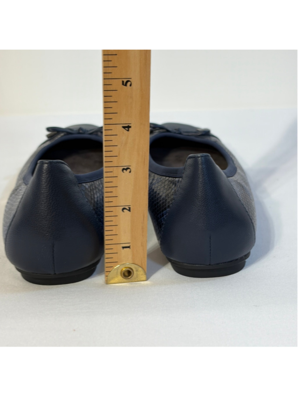 Vionic Spark Minna Navy Black Snake Print Ballet Flats Women’s Size 8 Orthotic - Picture 8 of 14